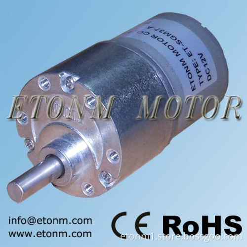 Motor Magnet Electric Gearbox 12V DC Gear Motor